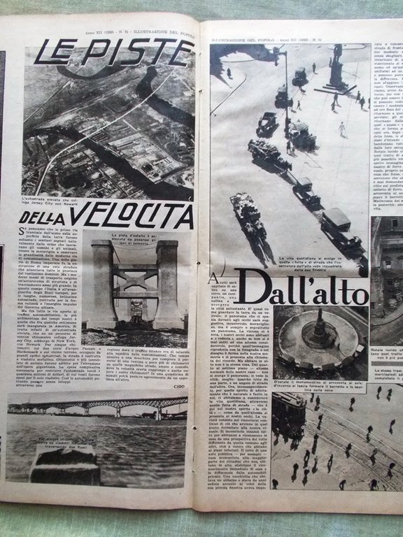 Illustrazione del Popolo 18 Dicembre 1932 Garbo Piste Banditi Cinesi …
