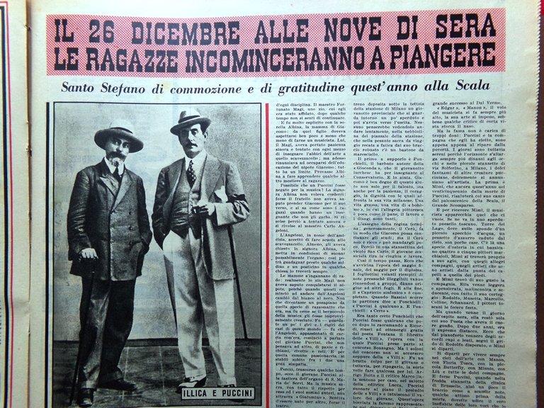 Illustrazione del Popolo 18 Dicembre 1949 Storia d'Italia Dunham Toscanini …