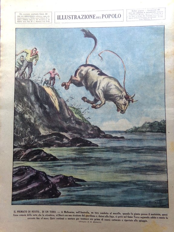 Illustrazione del Popolo 18 Luglio 1937 Re Zingari Eclisse Guerra …