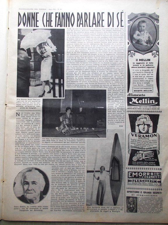 Illustrazione del Popolo 18 Settembre 1932 Ladri Gioielli Amore in …