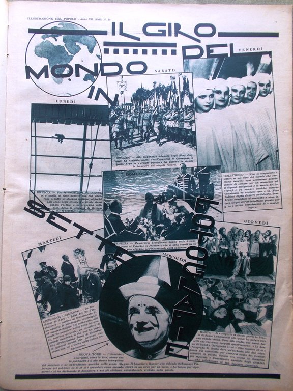 Illustrazione del Popolo 18 Settembre 1932 Ladri Gioielli Amore in …