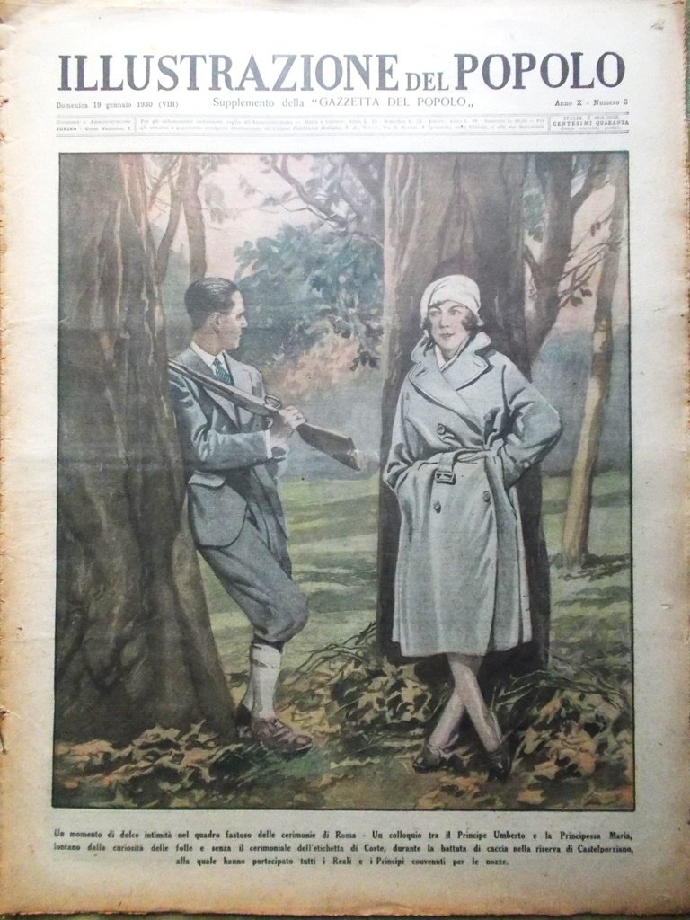 Illustrazione del Popolo 19 Gennaio 1930 Canada Dolores Costello Nozze …