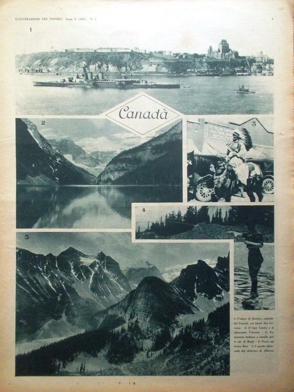 Illustrazione del Popolo 19 Gennaio 1930 Canada Dolores Costello Nozze …