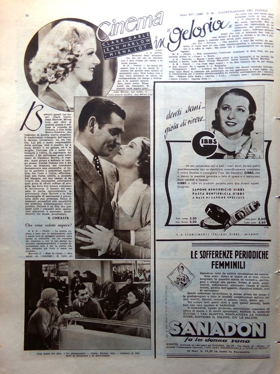 Illustrazione del Popolo 19 Settembre 1936 Primula Rossa Markham Crawford …