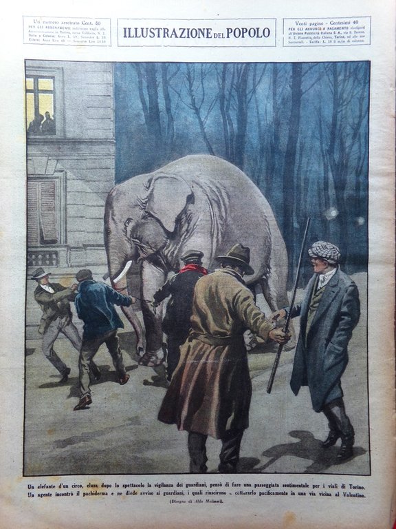 Illustrazione del Popolo 2 Marzo 1930 Gutenberg Stampa Charlot Kutepov …