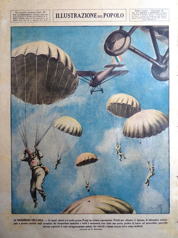 Illustrazione del Popolo 20 Giugno 1936 Schuschnigg Bartali Auto Guerra …