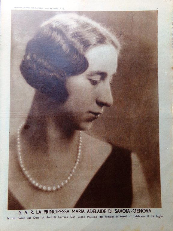 Illustrazione del Popolo 20 Luglio 1935 Battaglia Grano Scorpioni Maria …