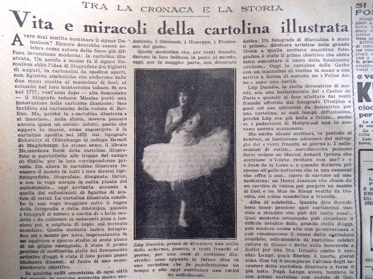 Illustrazione del Popolo 20 Marzo 1932 Sargassi Cartolina Freddo Siberia …