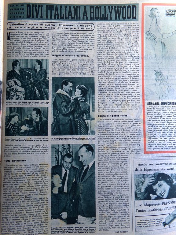 Illustrazione del Popolo 20 Marzo 1949 Grande Giro d'Italia Televisione …