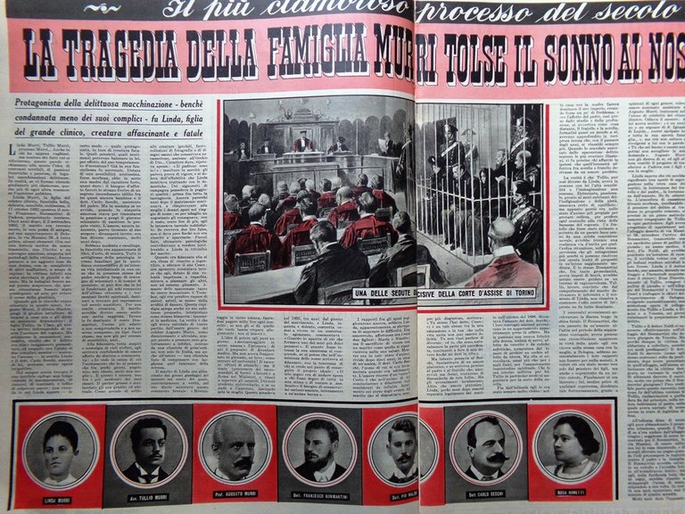 Illustrazione del Popolo 20 Novembre 1949 Crawford Germania Processo Murri …