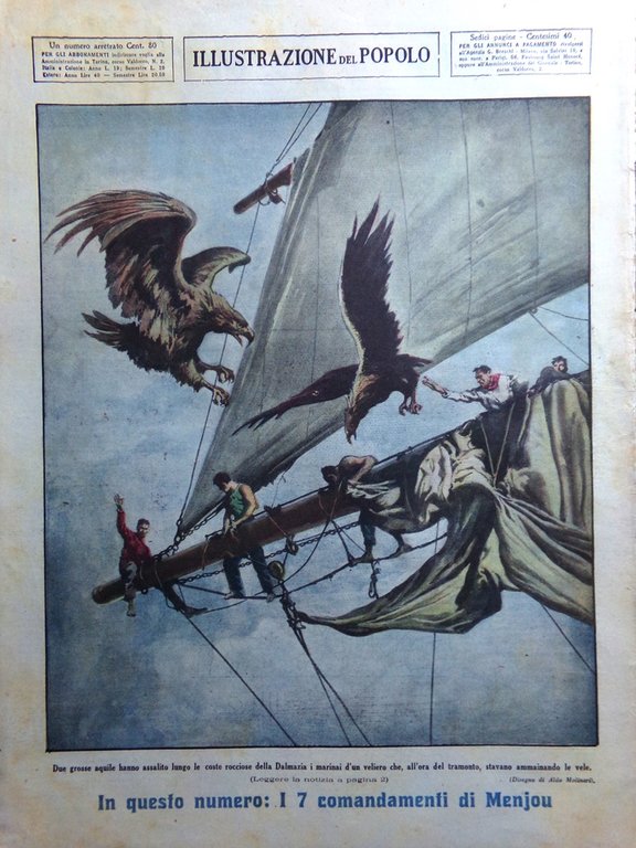 Illustrazione del Popolo 21 Settembre 1935 De Filippo Long Stregoni …