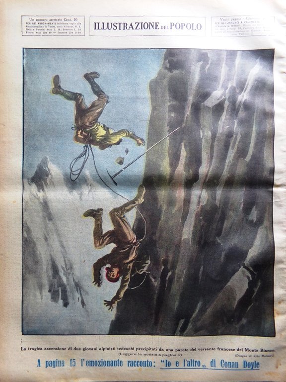 Illustrazione del Popolo 21 Agosto 1932 Eclissi Manica Caffè Asama …