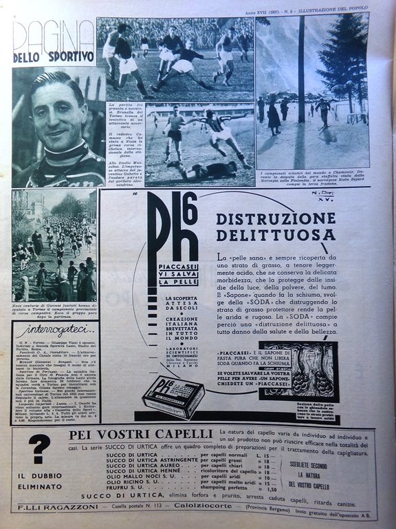 Illustrazione del Popolo 21 Febbraio 1937 Nato Vittorio Emanuele Trotzki …