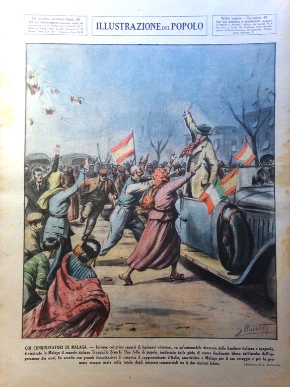 Illustrazione del Popolo 21 Febbraio 1937 Nato Vittorio Emanuele Trotzki …