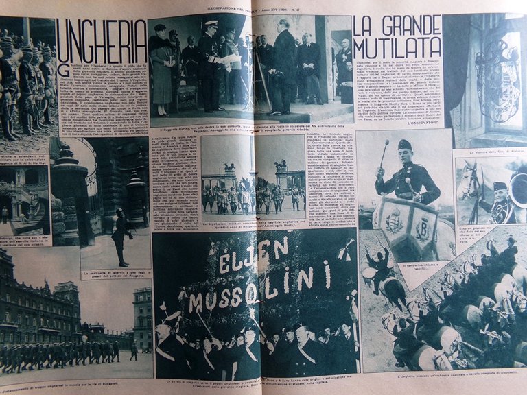 Illustrazione del Popolo 21 Novembre 1936 Padre Borello Beck Ungheria …