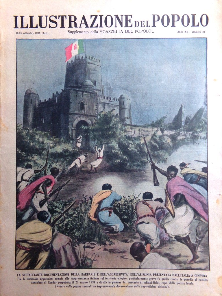 Illustrazione del Popolo 21 Settembre 1935 De Filippo Long Stregoni …