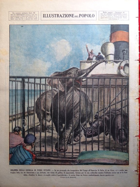 Illustrazione del Popolo 22 Agosto 1936 Owens Franco Cabanellas Atlete …