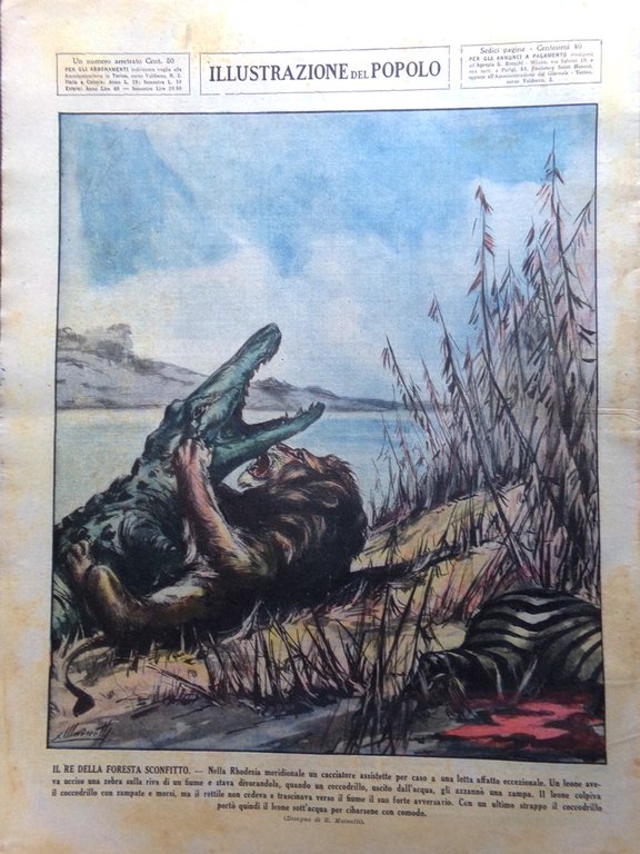 Illustrazione del Popolo 22 Agosto 1937 Duce in Sicilia Hirohito …