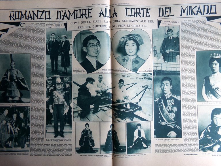 Illustrazione del Popolo 22 Agosto 1937 Duce in Sicilia Hirohito …