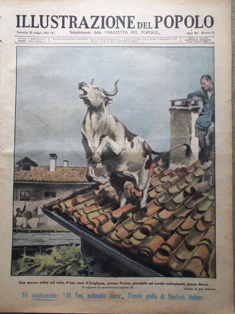 Illustrazione del Popolo 22 Maggio 1932 De Amicis Baghdad Paul …