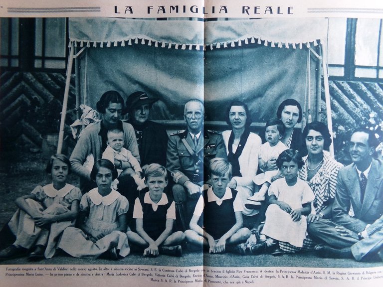 Illustrazione del Popolo 22 Settembre 1934 Famiglia Reale Dvorak Campanile …