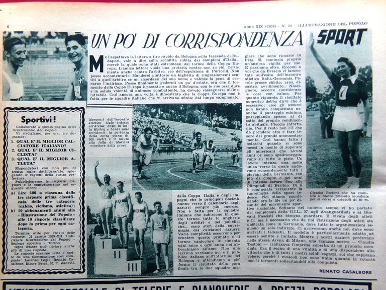 Illustrazione del Popolo 23 Luglio 1939 Abuna Messias Testoni Piemonte … | Immagine Gallery 2