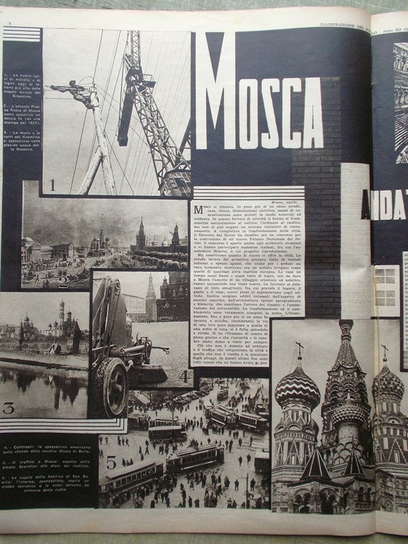 Illustrazione del Popolo 24 Aprile 1932 Faust Natale Roma Mosca …