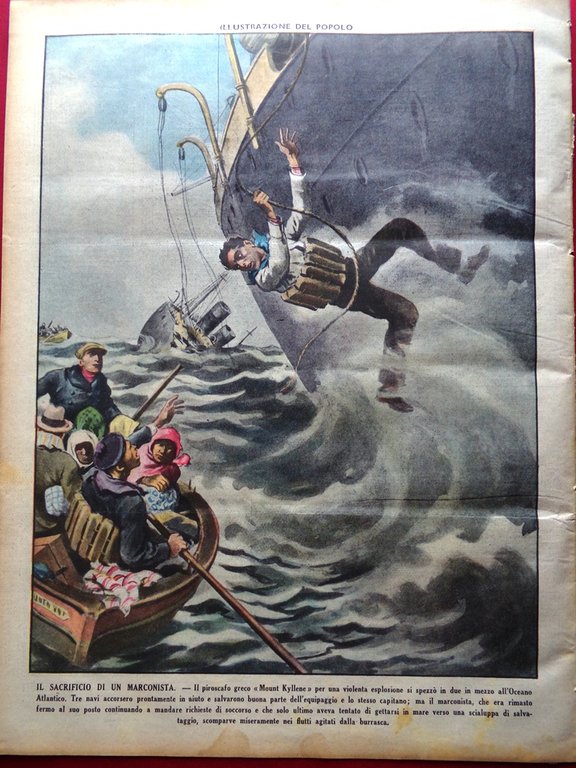 Illustrazione del Popolo 24 Aprile 1938 Bertoni Saljapin Greta Garbo … | Immagine Gallery 3
