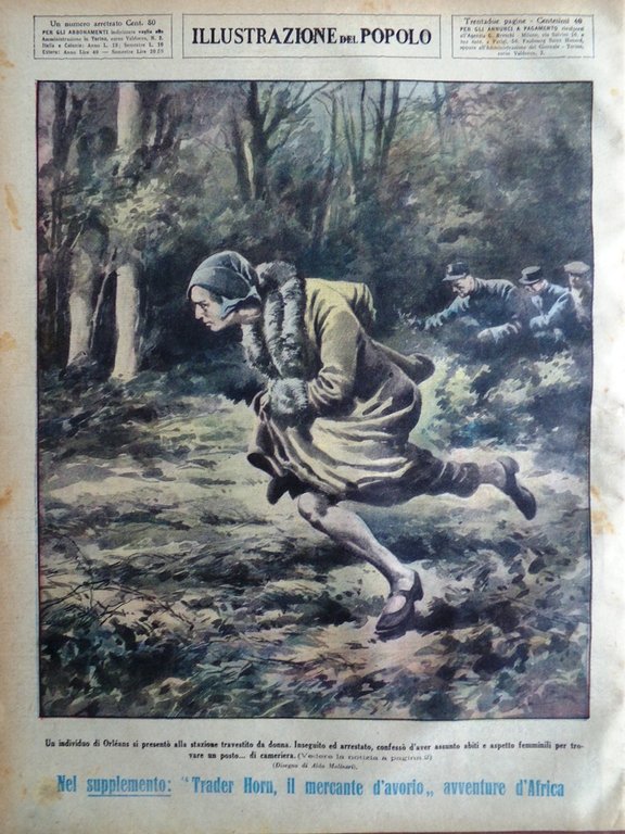 Illustrazione del Popolo 24 Gennaio 1932 Goethe Finlandia Parigi Eiffel …