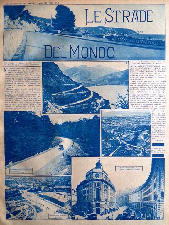 Illustrazione del Popolo 24 Gennaio 1932 Goethe Finlandia Parigi Eiffel …