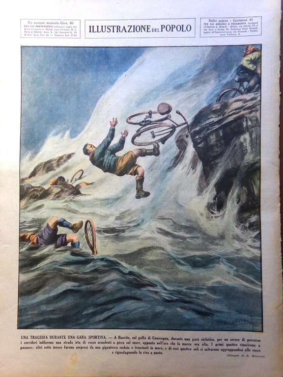 Illustrazione del Popolo 24 Gennaio 1937 Goering Centenario Giotto Radio …