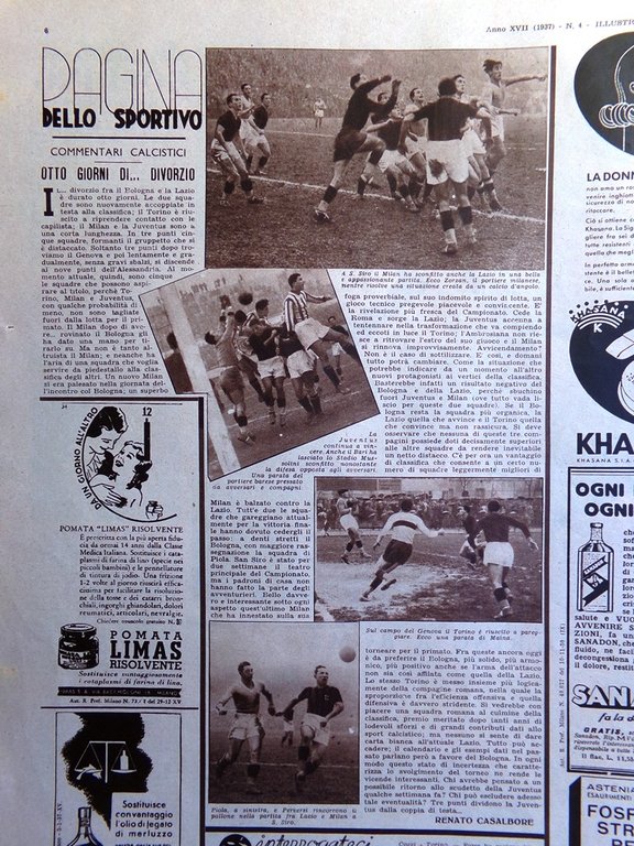 Illustrazione del Popolo 24 Gennaio 1937 Goering Centenario Giotto Radio …