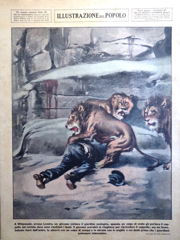 Illustrazione del Popolo 24 Giugno 1934 Nijinsky Aviazione Pamir Guerra …