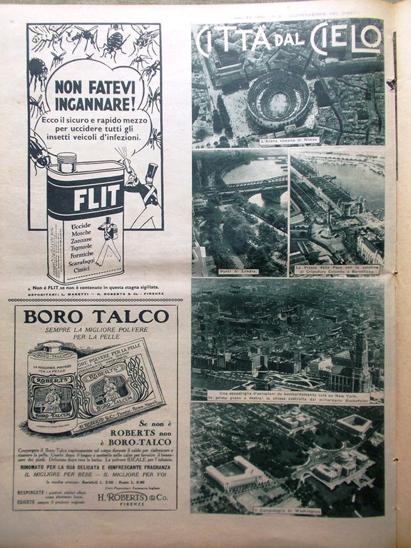 Illustrazione del Popolo 24 Luglio 1932 Sharkey Boxe Malefici Sortilegi …