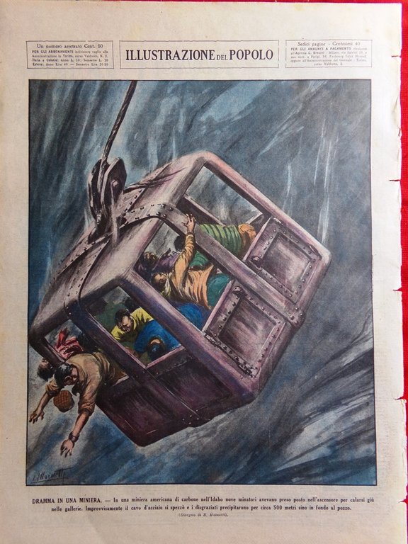 Illustrazione del Popolo 24 Ottobre 1936 East End Gombos Nuvolari …