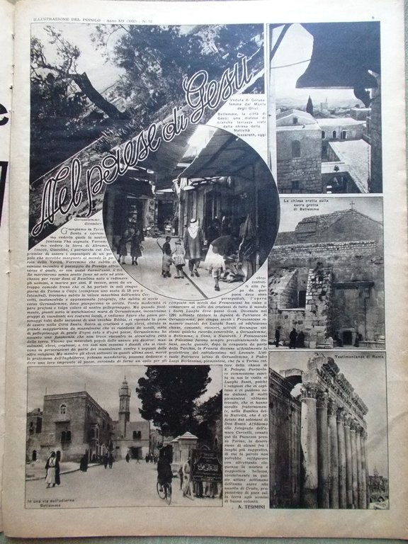 Illustrazione del Popolo 25 Dicembre 1932 Natale Regalo Lotterie Amanti …