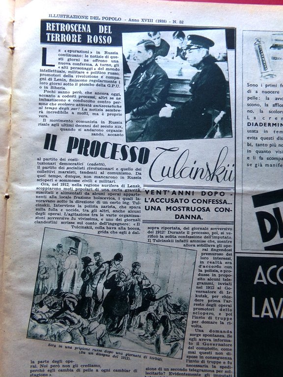Illustrazione del Popolo 25 Dicembre 1938 Lilian Harvey Mithra Luce … | Immagine Gallery 2