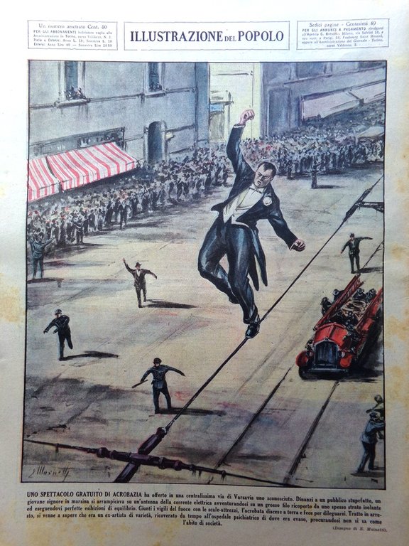 Illustrazione del Popolo 25 Luglio 1937 Morte Guglielmo Marconi Paraffina …