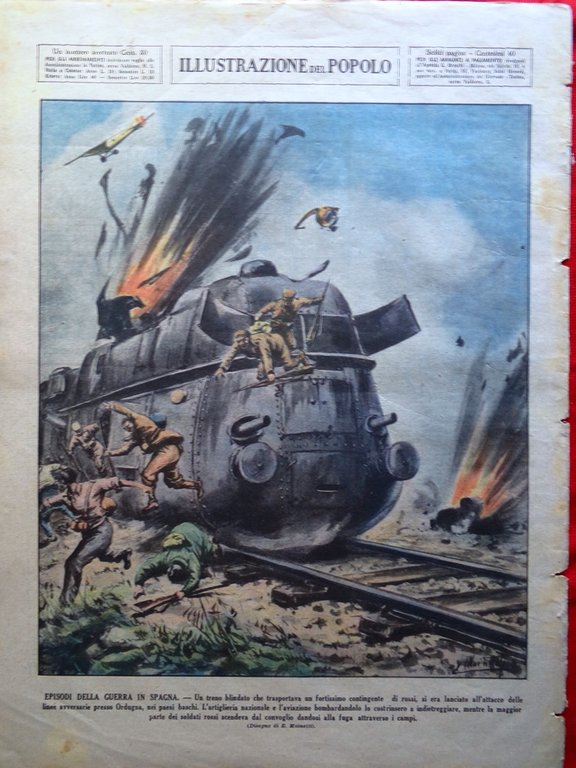 Illustrazione del Popolo 26 Dicembre 1936 Regno Giorgio VI Addis …