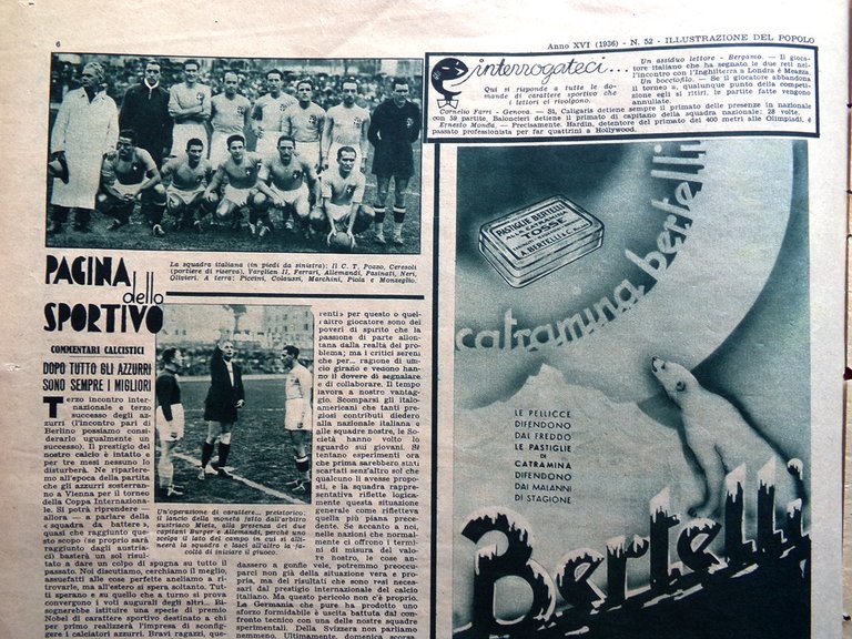 Illustrazione del Popolo 26 Dicembre 1936 Regno Giorgio VI Addis …