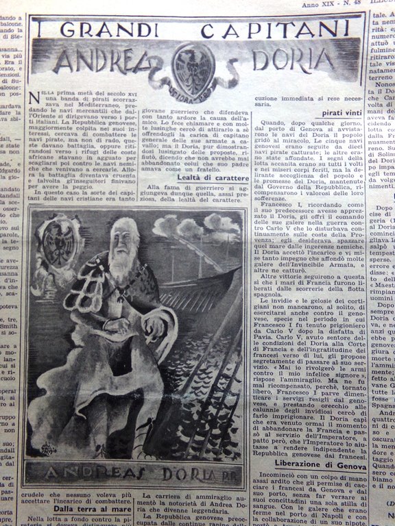 Illustrazione del Popolo 26 Novembre 1939 WW2 Andrea Doria Rurali … | Immagine Gallery 2