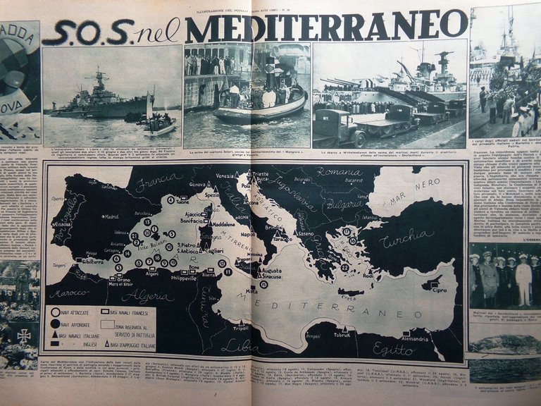 Illustrazione del Popolo 26 Settembre 1937 Asse Roma Berlino Galvani …