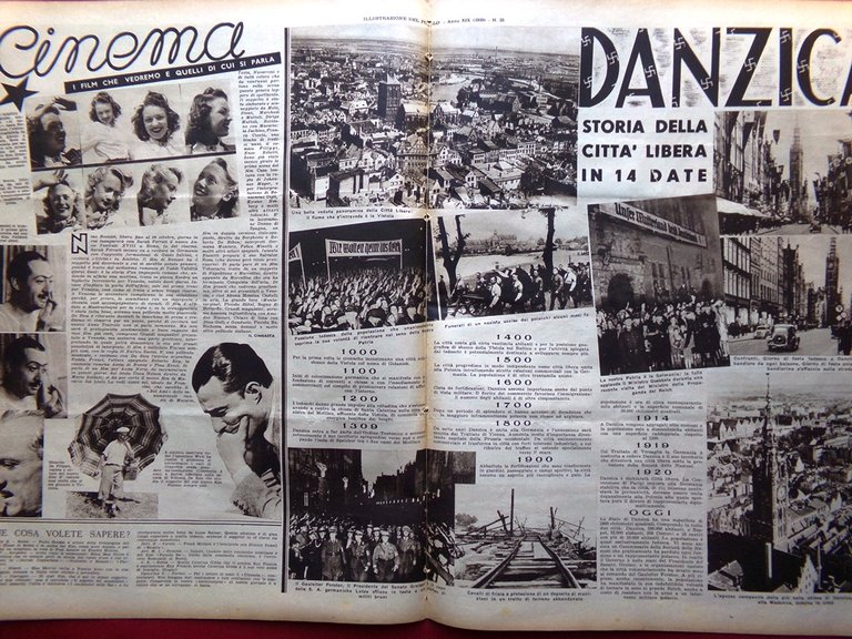 Illustrazione del Popolo 27 Agosto 1939 Ciclismo Danzica Caterina Medici … | Immagine Gallery 4