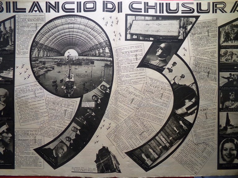 Illustrazione del Popolo 28 Dicembre 1935 Hoare Radio Etiopia Montgomery …