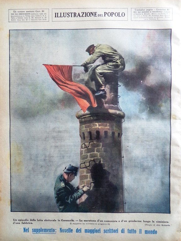 Illustrazione del Popolo 27 Marzo 1932 Fedor Saljapin Alessandria Crimea …