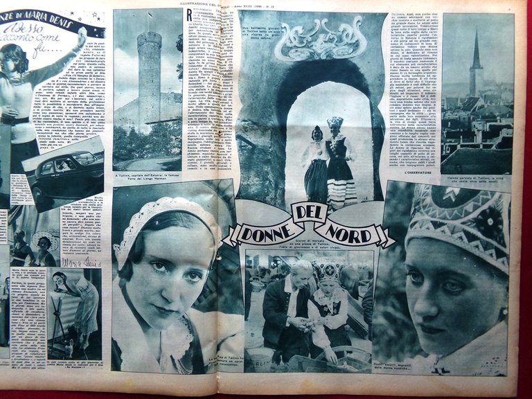 Illustrazione del Popolo 27 Marzo 1938 Spagna Donne del Nord … | Immagine Gallery 4