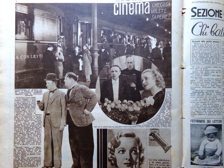 Illustrazione del Popolo 29 Febbraio 1936 Amba Alagi Oliver Hardy …