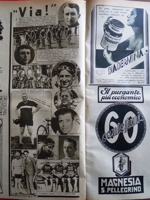 Illustrazione del Popolo 29 Maggio 1932 Charles Lindbergh Giro Italia …