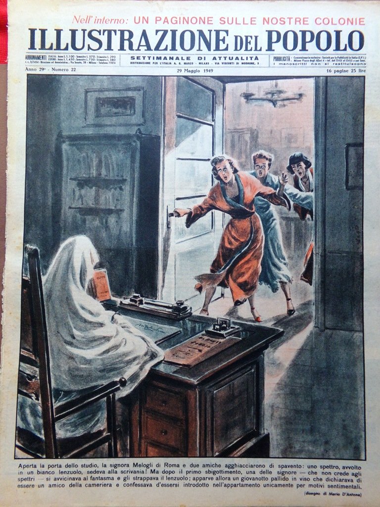 Illustrazione del Popolo 29 Maggio 1949 Maggi in Toscana Berlino …
