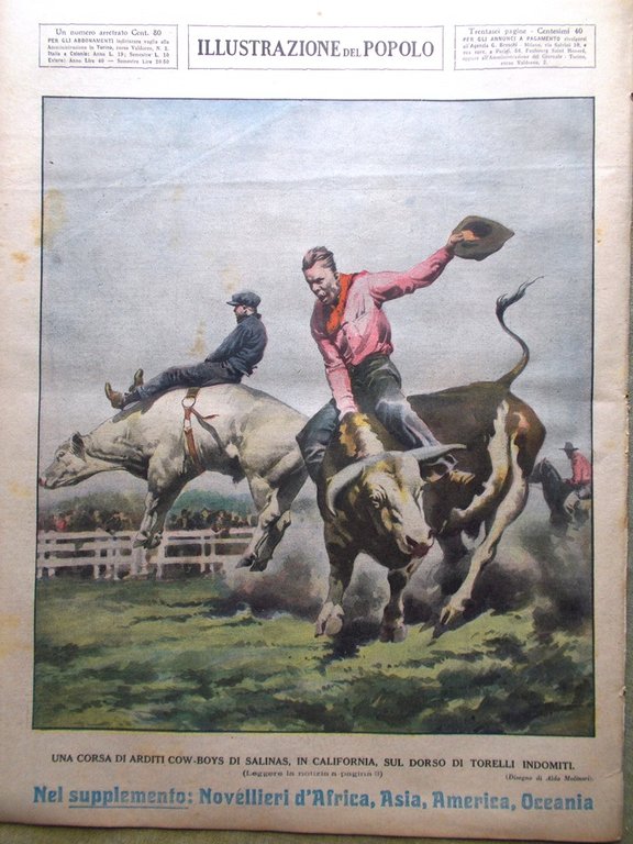 Illustrazione del Popolo 3 Aprile 1932 Lindbergh Teatro Russo Basiliche …